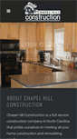 Mobile Screenshot of chapelhillconstruction.com