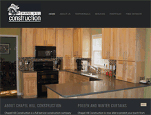 Tablet Screenshot of chapelhillconstruction.com